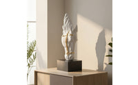 Horse Head Sculpture Tabletop Horse Head Statue Decorative Decor for Entryway, Bookshelf