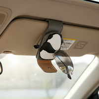 Car Visor Organizer Clip for Sunglasses and Cards - Multifunctional Cartoon Panda/Bear Design