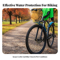 Retractable Bike Mudguard Universal Fit Mountain Bike Mudguards Cycle Mudguard Set Weather-Resistant Protection