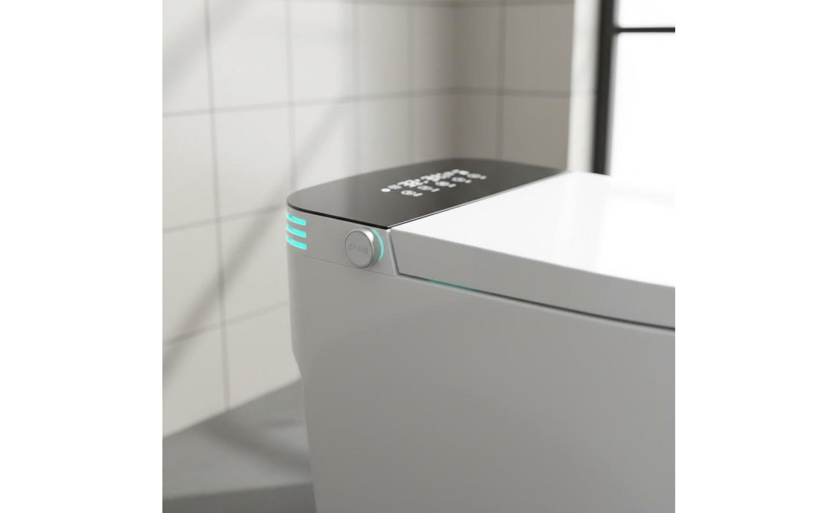 Easy Installation Toilet Seat Lid Warm Water Wash Smart Toilet Cover Self Cleaning Nozzle Smart Bidet Seat Wall Switch Compatible