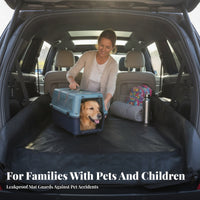 Non-Slip Cargo Liner Car Trunk Liner Mat Adjustable Straps Waterproof Trunk Mat Year-Round Vehicle Accessory