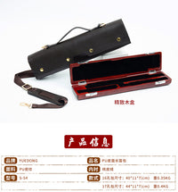 Flute Case with Backpack Straps (16/17 Hole, Wooden Box)