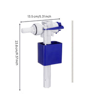 Adjustable-Height Toilet Inlet Valve Compatible Toilet Fill Valve Standard Plumbing Part Long-Lasting for Bathroom Repair