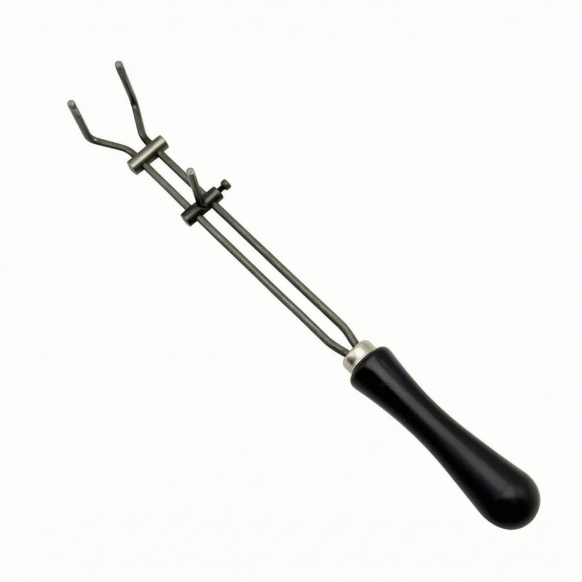 Adjustable Crucible Tongs Heat-Resistant Clamping Tool with Locking Screw Sturdy Crucible Holder Long-Reach for Metal Casting