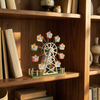 Musical Observation Wheel Vintage-Style Observation Wheel with Musical Box Nostalgic Ornament for Office