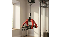Row Handle Cable Attachment Ergonomic V Bar Attachment Swivel Rowing Handle for Fitness Enthusiasts