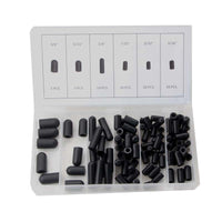 80pc橡胶防尘帽套装 VACUUM CAP ASSORTMENT黑色密封件橡胶保护套