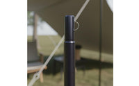 2.6m Adjustable Tent Pole Portable Adjustable Tarp Poles Telescoping Tent Poles Rust Resistant Sturdy Duty Awning Support