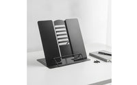 Hands-Hands-off Metal Book Stand Compact Desktop Book Holder Multi-Angle Reading Rest Sturdy for Readers, Students, Desk, Study, Home Office