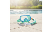 Kids Snorkel Set with Adjustable Strap Clear-Lens Water Sport Equipment for Pool