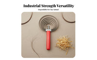Rust-Resistant Stainless Steel Horse Brush Long-Lasting Stainless Steel Shedding Comb Double-Sided for Farmers, Ranchers, Farm, Stable, Barn
