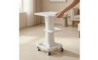 Beauty Device Cart Mobile Beauty Salon Trolley Compact Rolling Salon Trolley for Estheticians, Spa Treatment Rooms, Residential Aesthetic Rooms