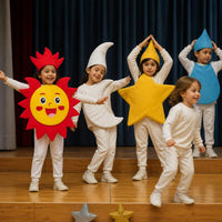Adult Sun, Moon, Star, Cloud, Raindrop, Flame Costume for Stage Performance & Cosplay