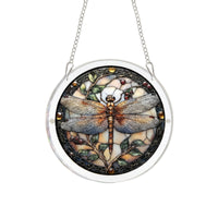 Layered Acrylic Puzzle Suncatcher Clear Frame Jigsaw Window Hanging Light-Catching Round Acrylic Decoration