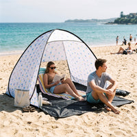 Pop-Up Beach Tent with UV Protection, Portable Sun Shelter for Outdoor Fishing and Beach