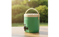 Insulated Beverage Bucket with Faucet Milk Tea Bucket Resistant Thermal Drink Dispenser for Cafes, Picnics
