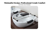 Ergonomic Support Shampoo Bowl Headrest Soft and Comfortable Salon Sink Neck Rest Waterproof for Barbers, Home Users, Barbershops, Spa, Spas