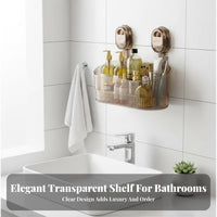 Adhesive Shower Caddy No-Drill Installation Adhesive Caddy Set Waterproof