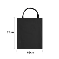600D Oxford Material Folding Chair Storage Bag Wide Opening Folding Chair Bag Black Soft-Sided