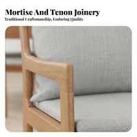 Nordic Design Upholstered Armchair Minimalist design Dining Chair With Armrests Household Seating Padded Seat for Adults, Homeowners, Interior Decorators, Restaurant, Home Office, Living Room, cozy corner alcove
