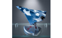 1/100 Scale Aircraft Model with Stand Fixed-Pose Fighter Jet Model with Stand Collectible for Aviation Enthusiasts, Collectors, Display Cabinet