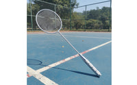 Badmintons Training Racket Heavy Duty Badmintons Swing Sturdy Racket with Knurled Handle for Adults