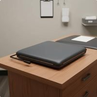 High-Density Foam Cushion Chiropractic Drop Board Oak Wood Base Portable Joint Adjusting Tool Long-Lasting Construction Physical Treatment Equipment for Chiropractors, Home Visits, Travel
