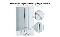 Spiral Candlestick Reflective Home Decor Smooth House Decoration