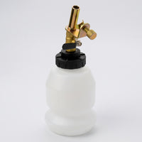 Handheld Fluid Filling Bottle Compact Bottle with Valve Translucent Dispenser for Mechanics, Garage