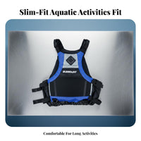 Slim Professional Flotation Device Lightweight Flotation Device Adjustable Straps Breathable for Kayakers, Snorkelinging Ing