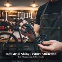 Rear Derailleur Guide 7075 Aluminum Alloy 12 Speed Derailleur Guide Drivetrain Part Improves Shifting Performance for Commuting