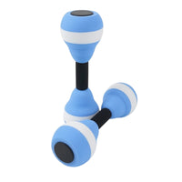 Water Dumbbells Easy-Grip Water Aerobics Dumbbells Lightweight Fitness Barbells for Swimmers, Seniors