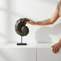 Spiral Marine Ornament Statue Minimalist Look Table Ornament Smooth Surface House Decoration for Entryway