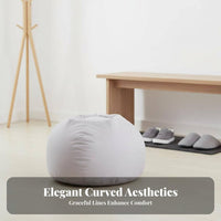 Soft and Comfortable Round Pouf Ottoman Multi-Functional Cylindrical Upholstered Stool Lightweight Footstool Modern Design for Children, Parents, Pet Owners, Entryway, Bedroom, Playroom, awayice