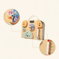 Travel Calendar Board with Accessories Portable Weather Board with Slider Educational Toy Interactive for Preschoolers, Kids, Toddlers, Home, Classroom