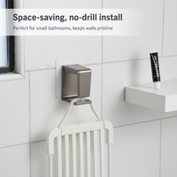 Foldable Wall-Mounted Basin Holder for Bathroom and Shower