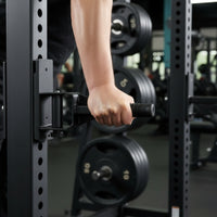 Rubberized Rack Decline Attachment Heavy-Duty Power Rack Decline Bar Matte Black Gym Equipment Textured for Lifters, Athletes, Strength Training