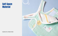 Kids Gauze Belly Band, Sleeveless Sleeping Bag, Summer, Cartoon Print, Anti-Kick, Child Sleepwear