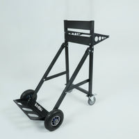 Folding Outboard Motor Trolley Foldable Outboard Motor Stand with Wheels Portable Wheeled Stand with Tray Sturdy for Boaters, Mechanics, Workshop, Garage, Dockside