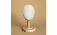 Cloth Covered Mannequin Head with Stand Hat Display Holder Lightweight for Hair Stylists