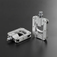 Folding Bike Pedals CNC-Machined Folding Cycle Pedals Anti-Slip Smooth-Rotation for Cyclists, Daily Commuting