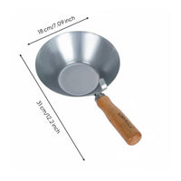 Stainless Steel Cement Scoop Rust Proof Mortar Ladle Heavy Duty Grout Scoop Wear Resistant for Masons, Plasterers, DIY Enthusiasts
