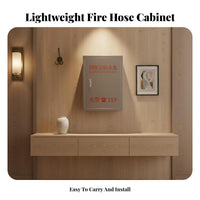 Fire Hose Pressure-Optimized Resistant Lightweight Fire Hose Reel Indoor Outdoor Use for Officers, Business Owners, Factories, Warehouses