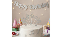 6 Pieces Pre-Cut Musical Note Cake Toppers DIY Assembly Music Note Cupcake Pick Musical Symbol Cake Topper