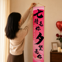 Valentine's Day Photo Booth Backdrop Banner for Event Decoration