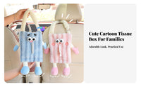 Space-Saving Hanging Monster Tissue Box Multi-Purpose Hanging Car Tissue Holder Crush-Proof for Children, Parents, Living Room, Bedroom