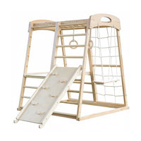 Kids Wooden Climbing Frame, Indoor Slide, Rocking Chair, Nordic Toy