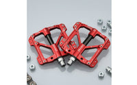 Flat Pedals Aluminum Alloy Flat Pedals Hollow for Cyclists, Commuters, Mountain Bikes, Trail Riding, Commuting