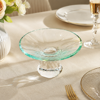 Sparkling Glass Fruit Bowl 150cm, Trifle Bowl for Dinner Parties, Countertop Fruit Display, Dessert Serving Dish