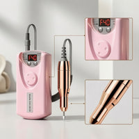 Electric Nail with Bits Ergonomic Manicure Tool Beginner-Friendly